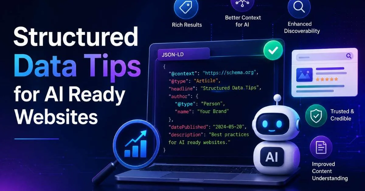 Structured Data Tips for AI Ready Websites
